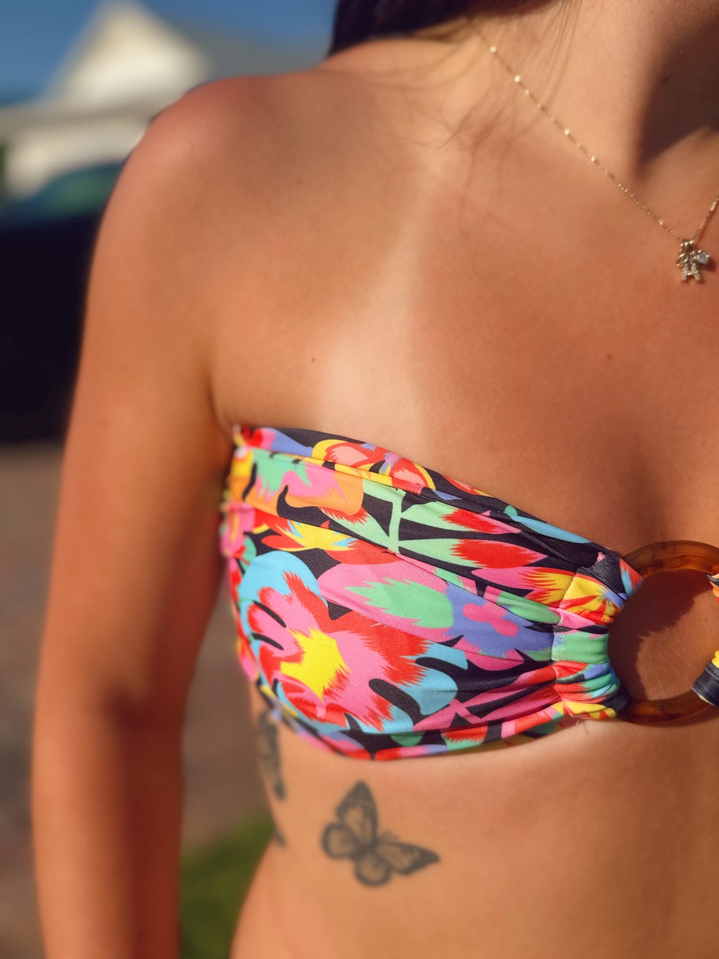 Floral Bandeau Bikini