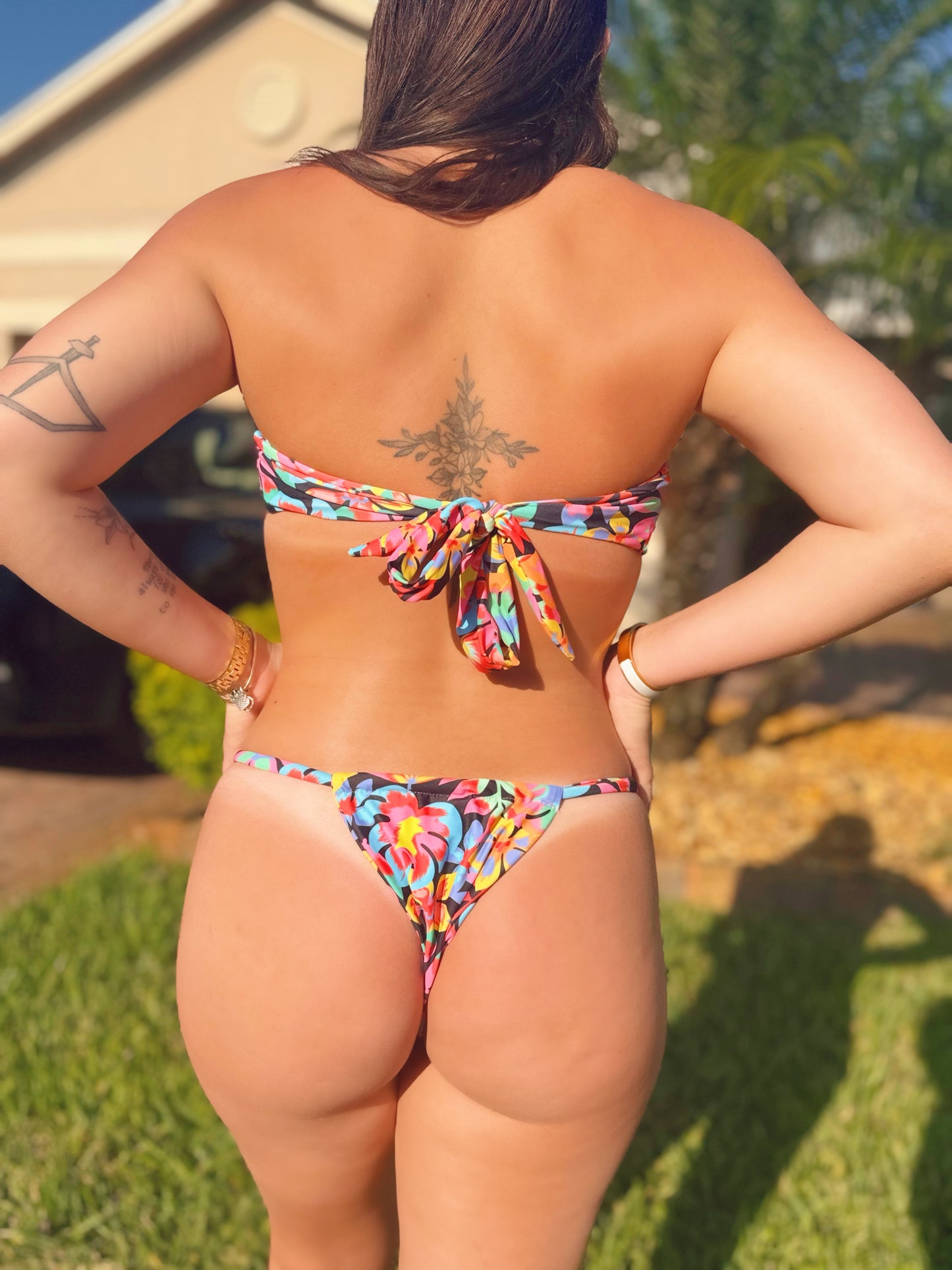 Floral Bandeau Bikini
