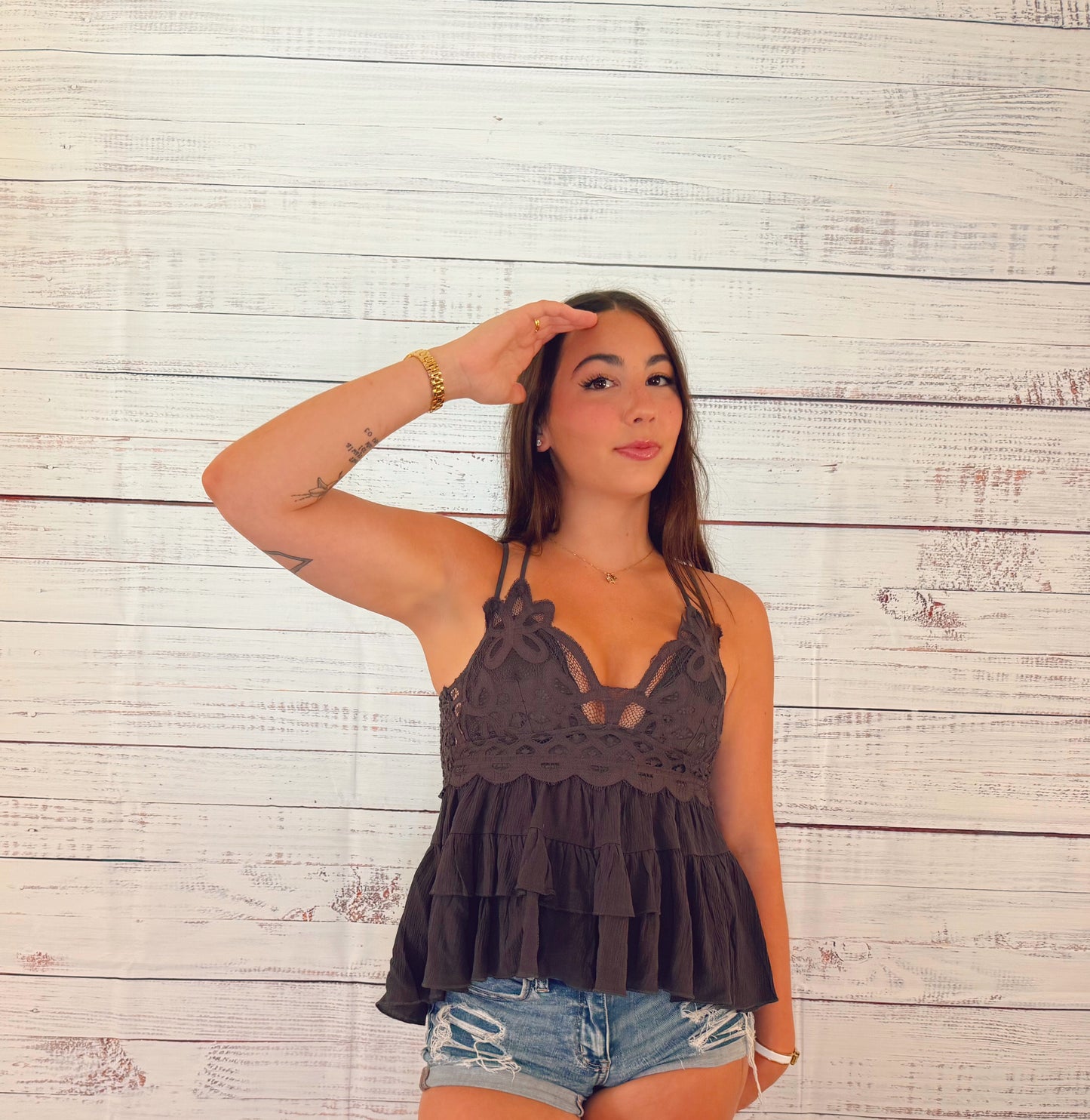 Crochet & Lace Top